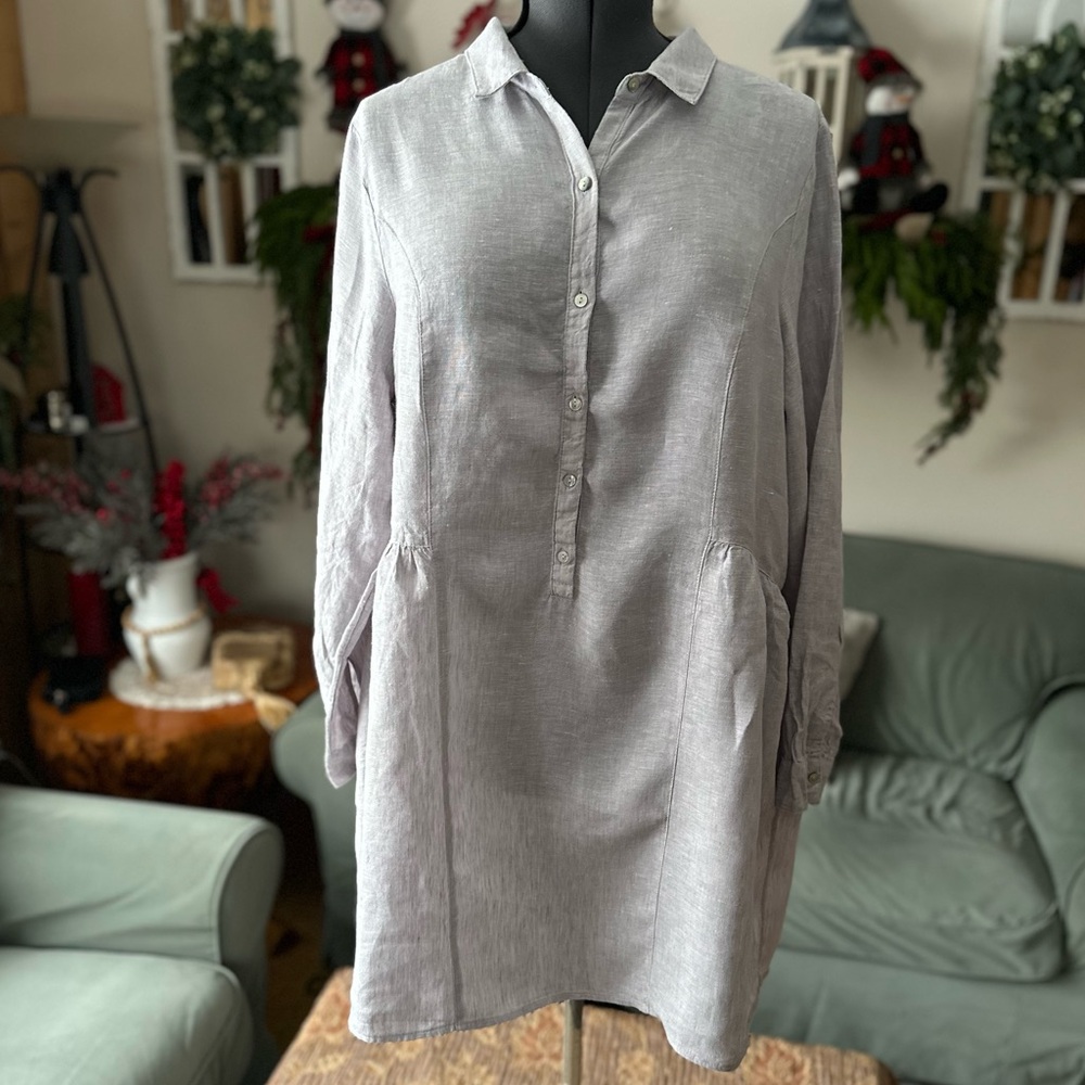 Halston Grey XL Tunic